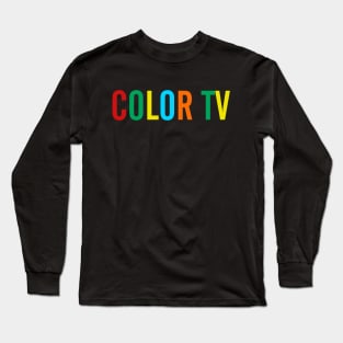 Color TV Long Sleeve T-Shirt